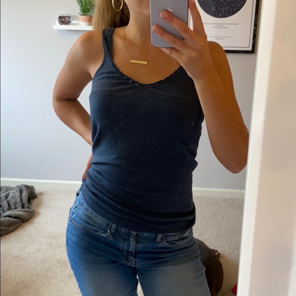 Blue Tank Top